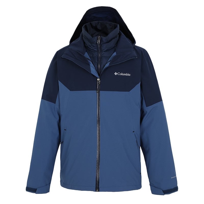 哥伦比亚Cascade Peak™ V Interchange Jacket男羽绒三合一WE6347452