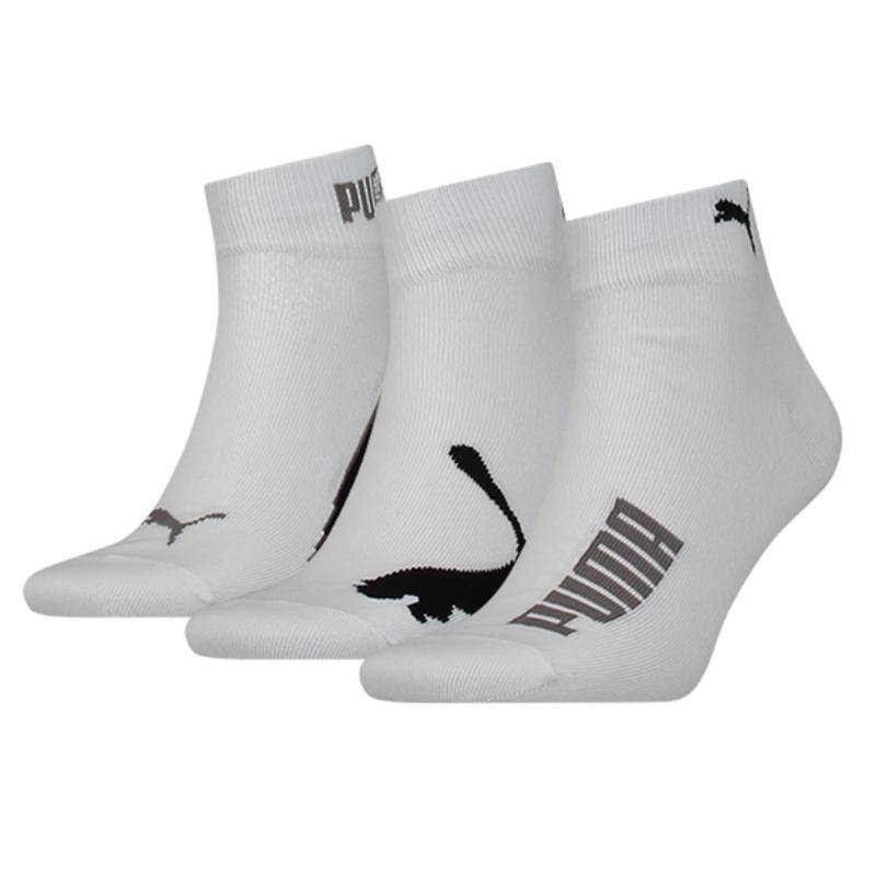 彪马PUMA UNISEX QUARTER 3P AP中短袜907881-01